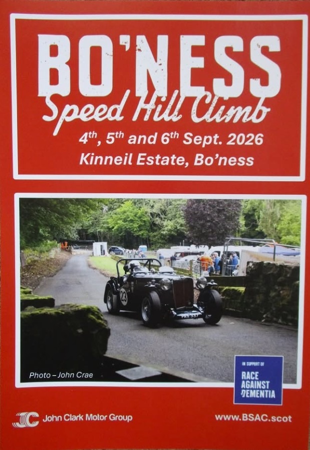 Bo'ness Hill Climb Poster